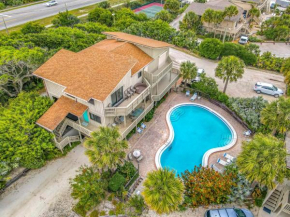 Ocean view townhome overlooking pool - Car Free Beach - Sea Dune Green Turtle C-10